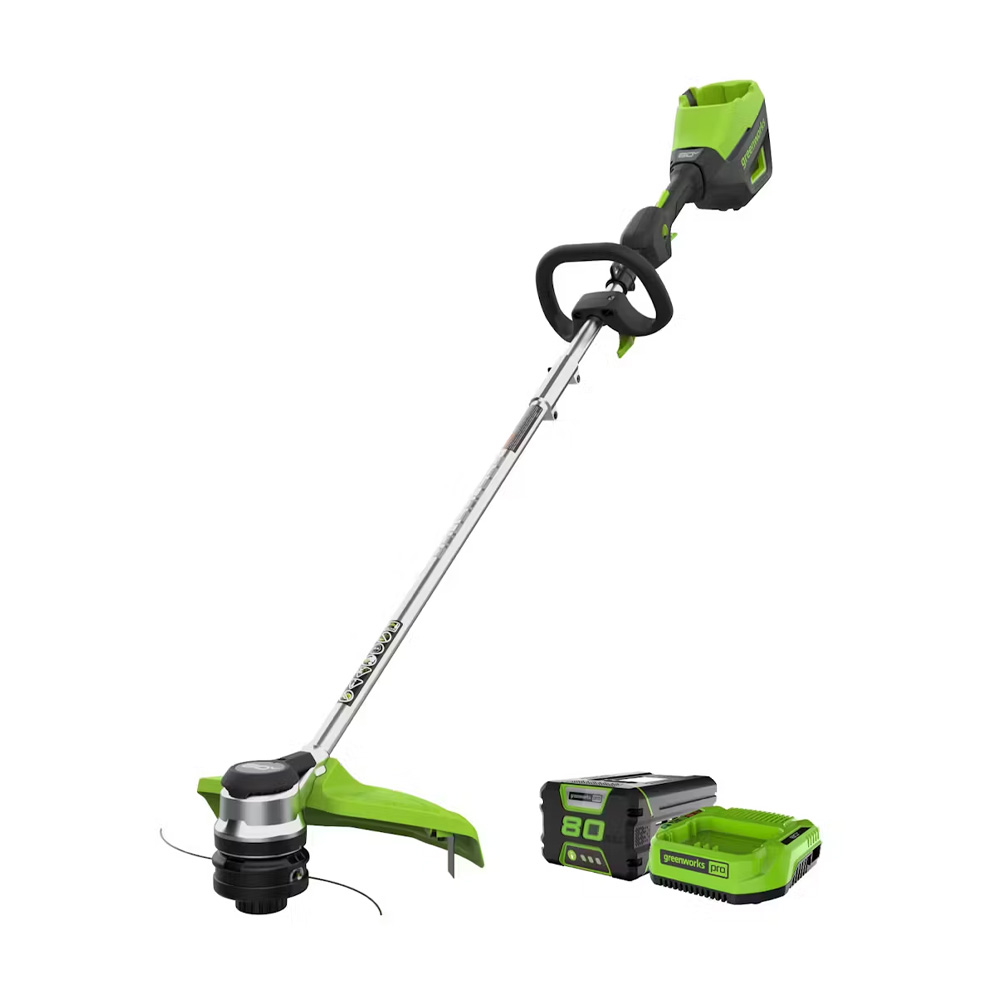Greenworks Pro 80V Line Trimmer 406mm Brushless 2.0Ah Kit