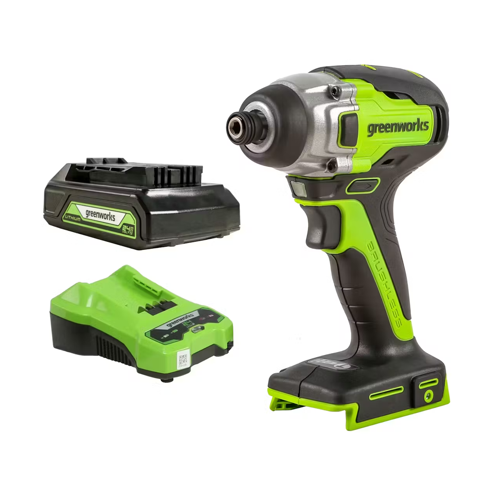 Greenworks 24V Impact Driver Brushless 2.0Ah Kit