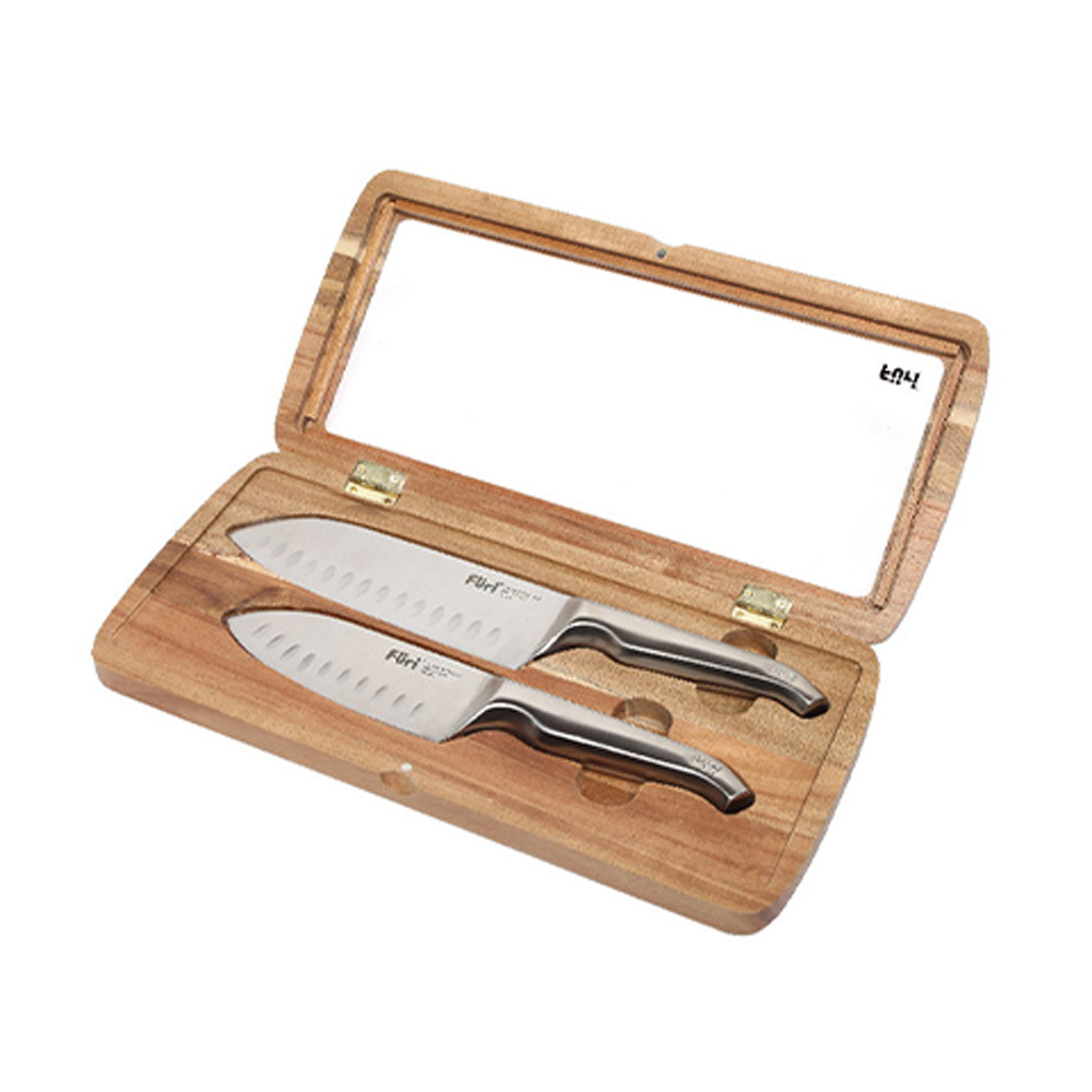 Furi Pro East/West Santoku Knife Set (2-Piece)