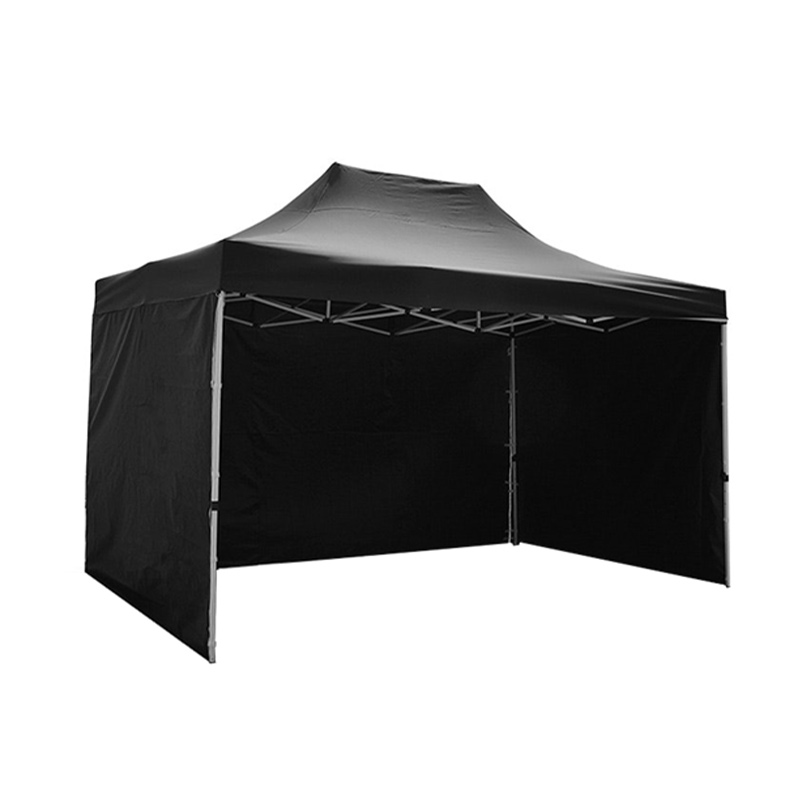 Great White 3x4.5m Pop Up Enclosed Gazebo (Black)
