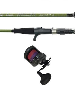Okuma Cortez 5B Slow Jigging Rod and Reel Fishing Set
