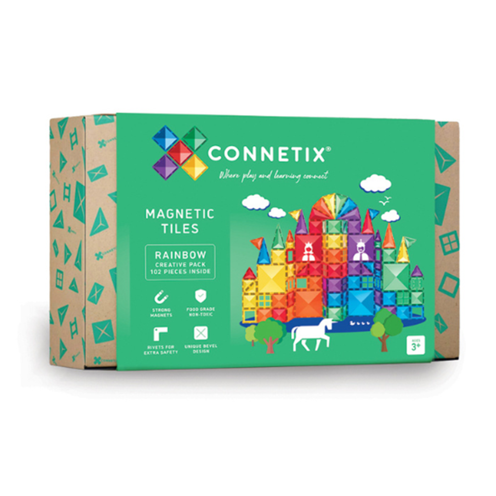 CONNETIX Rainbow Creative Pack (102-Piece)