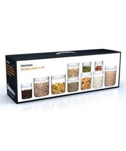 ClickClack Pantry Starter Set Round (10-Piece)