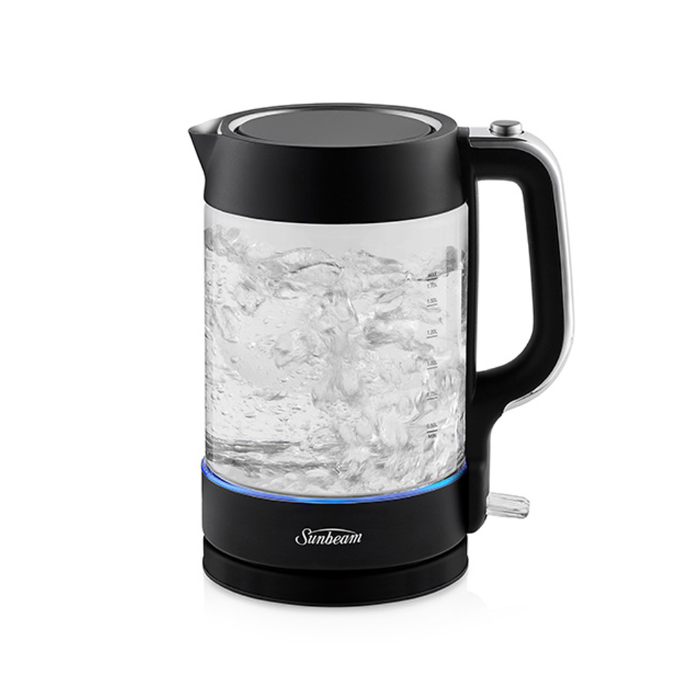 Sunbeam Black Classics Glass Kettle