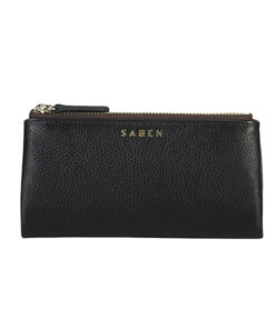 Saben Sam Leather Wallet (Black)