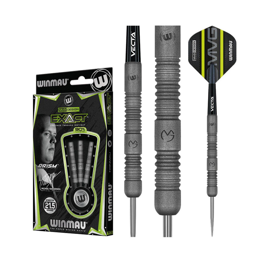 Winmau MVG Exact - 90% Tungsten Darts - 21.5gm