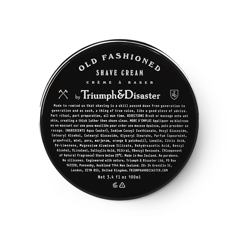 Triumph & Disaster Old Fashioned Shave Cream Jar