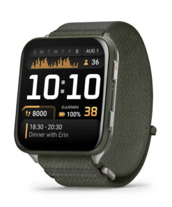 Garmin Venu X1 (Moss/Titanium/Moss ComfortFit Nylon Band)