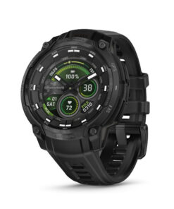 Garmin Instinct Crossover AMOLED Tactical Edition (Black/Black Silicone Band)