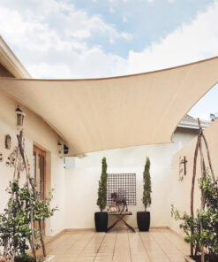 Alternative view of Shade Sail Square Waterproof 280gsm 3.6m (Beige)