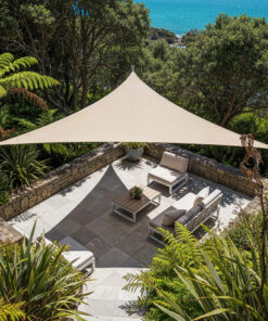 Alternative view of Shade Sail Right Angle Waterproof 280gsm 3.6m x 5m (Beige)