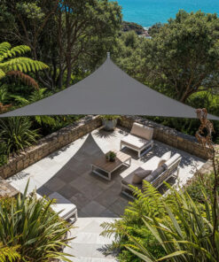 Alternative view of Shade Sail Right Angle Waterproof 280gsm 3.6m x 5m (Graphite)