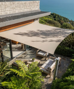 Shade Sail Square Permeable 280gsm 3.6m (Natural)