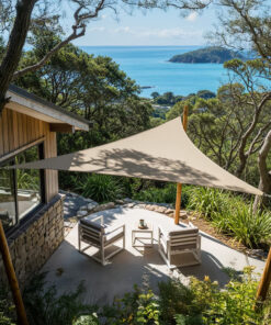 Shade Sail Triangular Permeable 280gsm 3.6m (Natural)