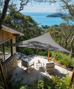 Shade Sail Triangular Permeable 280gsm 3.6m (Graphite)