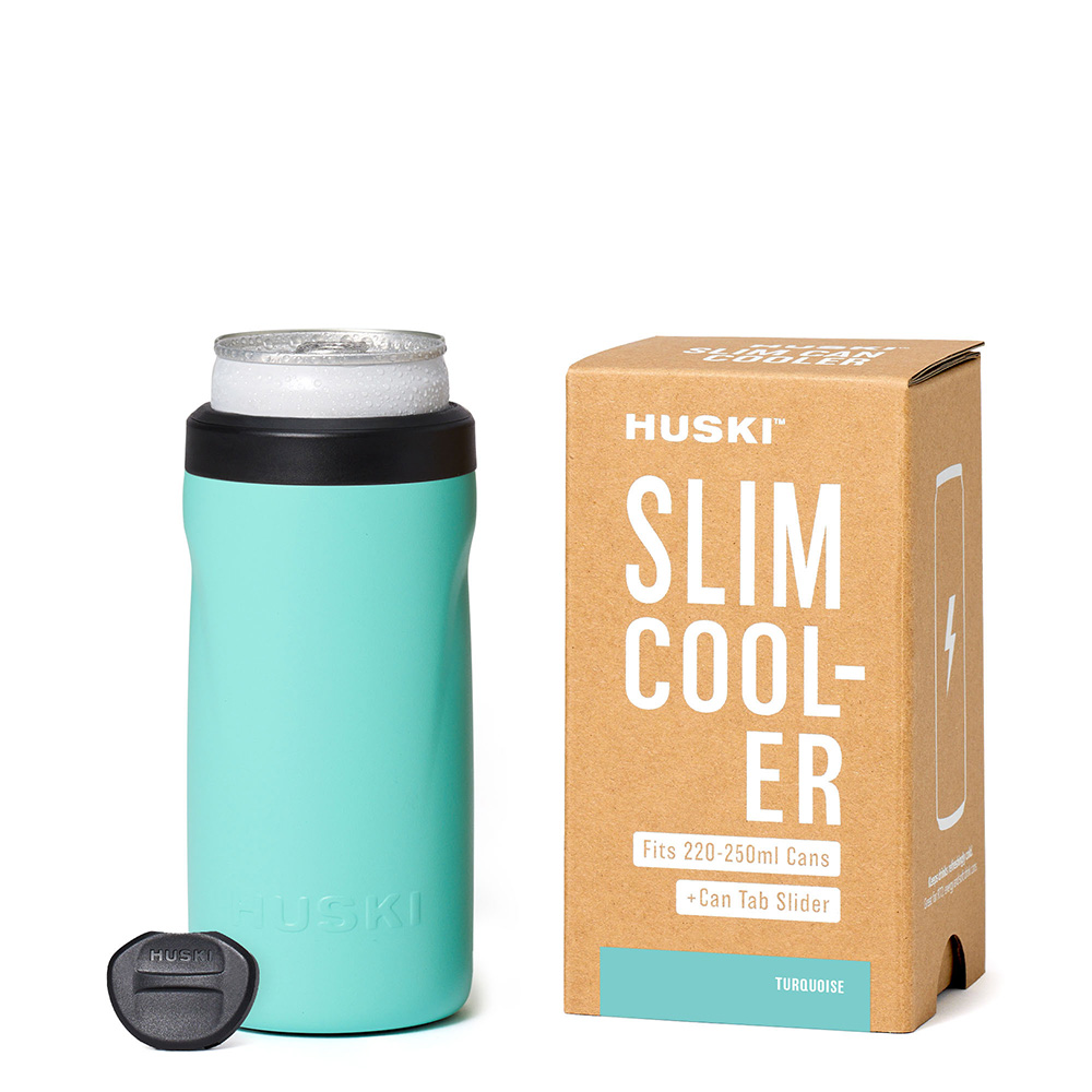 Huski Limited Edition Tropical Slim Can Cooler (Turquoise)