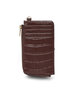 Alternative view of Saben Winona Card Holder (Espresso Croc)