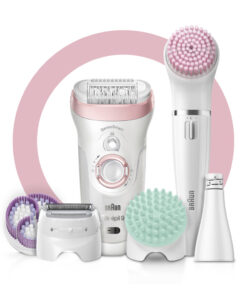 Braun Beauty Set 9 9-985BS Deluxe 7-in-1 Cordless Wet & Dry Epilator