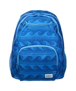 Roxy Shadow Swell Printed Backpack (Silver Lake Blue Make A Spl Ax)