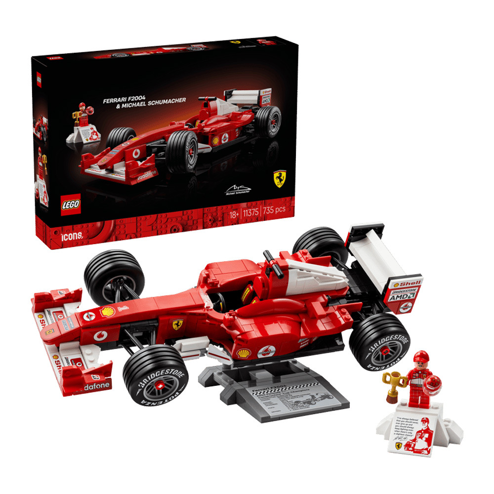 LEGO Icons Ferrari F2004 & Michael Schumacher (11375)