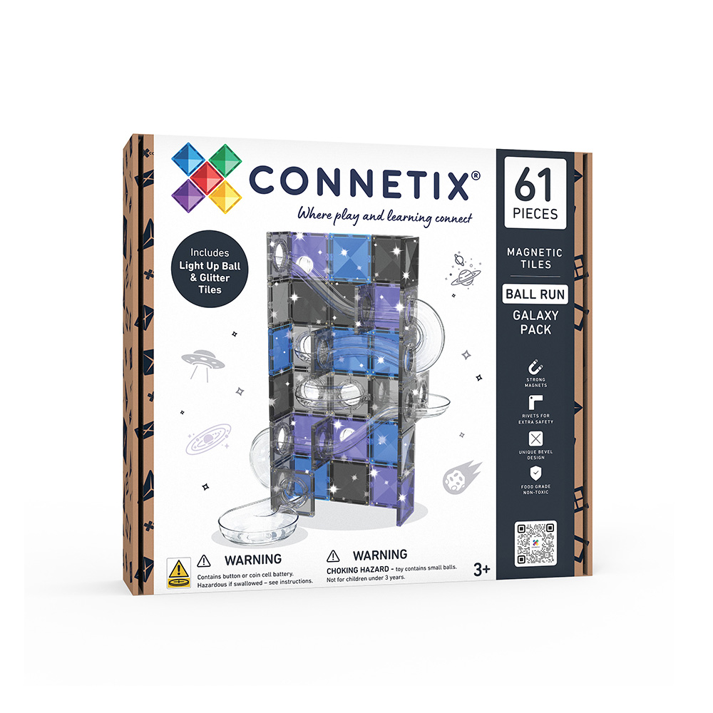 CONNETIX 61 Piece Ball Run Galaxy Pack